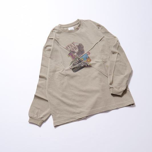 crazy switching L/S Tee 256