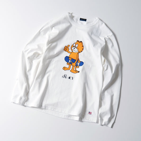 Stacy L/S Tee -white-